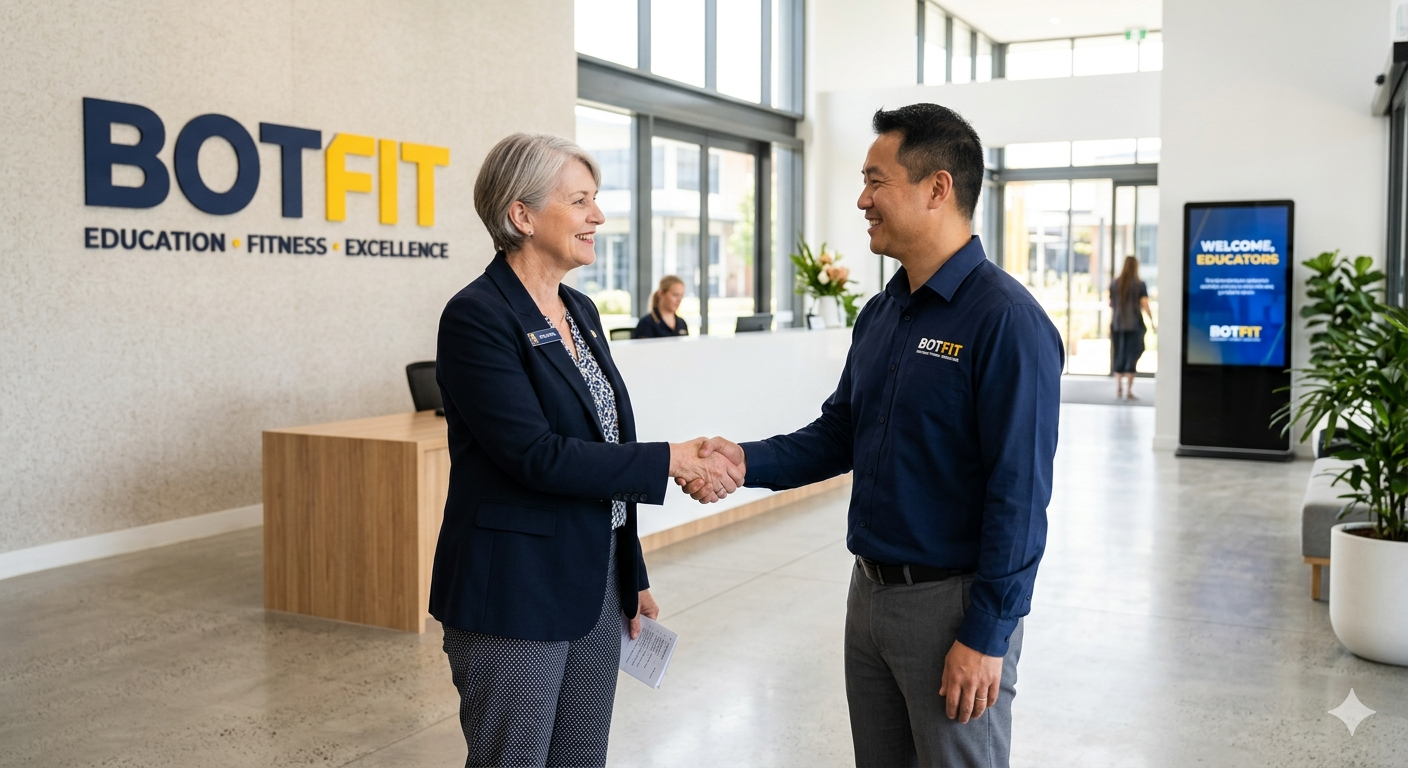 Botfit welcoming school educators